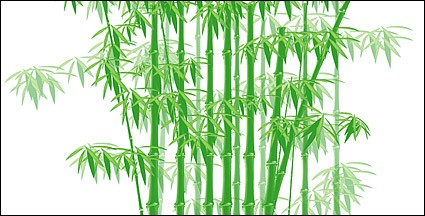 グリーン竹ベクター素材ベクター工場 - 無料ベクター