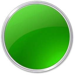 グリーンの丸ボタン Vista のアイコン - 無料のアイコン