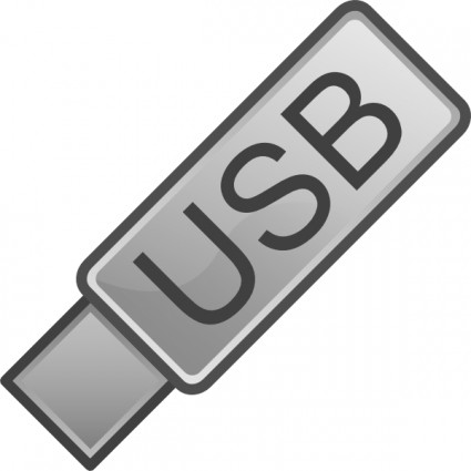 Usb フラッシュ ドライブのアイコン クリップ アート ベクター クリップ アート - 無料ベクター