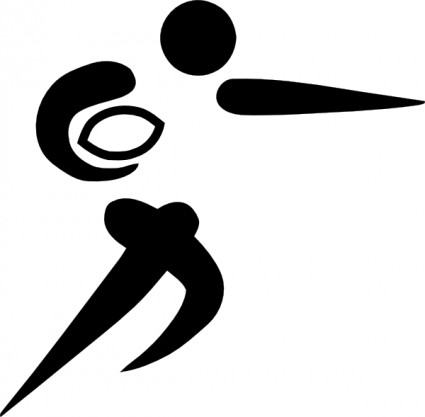 オリンピック スポーツ ラグビー連合ピクトグラム クリップアート ベクター クリップ アート - 無料ベクター
