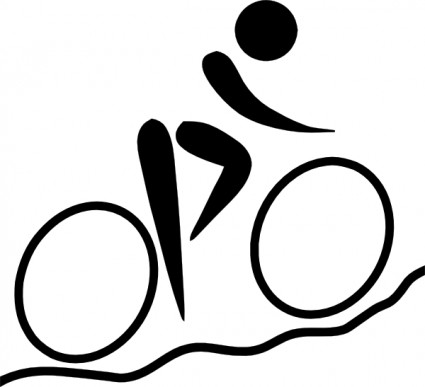 オリンピック スポーツ自転車マウンテン バイク ピクトグラム クリップアート ベクター クリップ アート - 無料ベクター