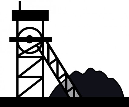 石炭の鉱山クリップアート ベクター クリップ アート - 無料ベクター