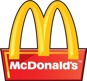 マクドナルドの 3 D ロゴのベクターのロゴ - 無料ベクター