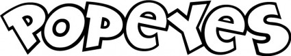 ポパイのロゴのベクターのロゴ - 無料ベクター