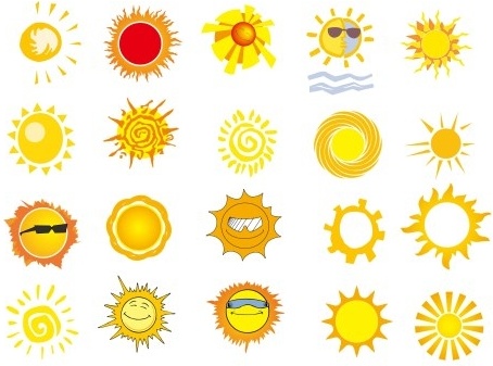 太陽ベクター無料ベクター 286.72 KB