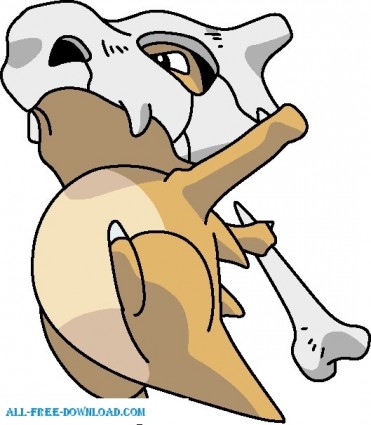 ポケモン 104 ベクター漫画 - 無料ベクター