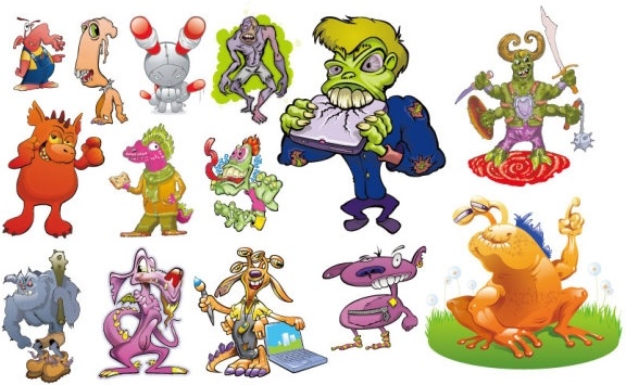 ビーニー仲間無料ベクター 64.99 KB