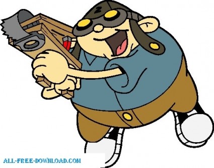 子供の隣に 011 ベクター漫画 - 無料ベクター