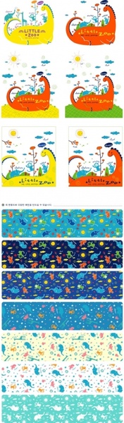 恐竜背景ベクター無料ベクター 2.19 MB