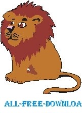 ライオン 13 ベクター漫画 - 無料ベクター