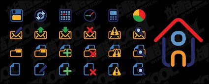 シンプルな Web デザイン漫画スタイル一般的に使用されるベクター アイコン ベクターの web デザイン - 無料ベクター