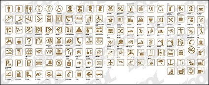 通りの看板材料のベクターのアイコン - 無料ベクターの要素