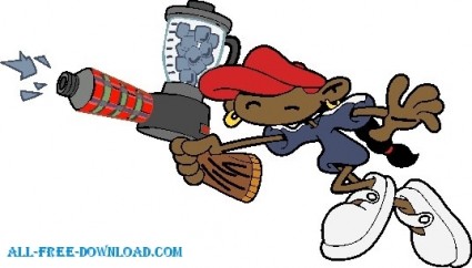 子供の隣に 014 ベクター漫画 - 無料ベクター