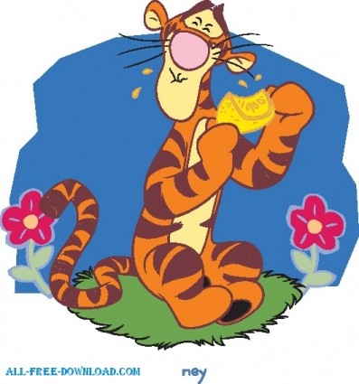 くまのプーさん"ティアイジージー"014 ベクター漫画 - 無料ベクター