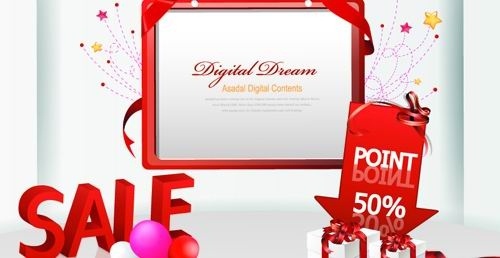 シーンを見せて割引プロモーション ポスター ベクター 2 無料ベクターの 2.71 MB