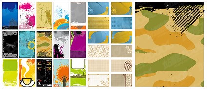 実用的なカード テンプレート ベクター ベクターその他 - 無料ベクター