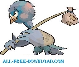 ピジョン ホーボー ベクター漫画 - 無料ベクター