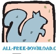 リス 05 ベクター漫画 - 無料ベクター