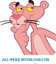 ピンク パンサー 001 ベクター漫画 無料ベクター 無料素材イラスト ベクターのフリーデザイナー