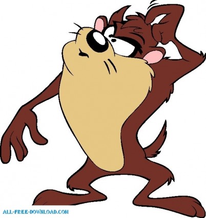 Tazmanian 悪魔 003 ベクター漫画 - 無料ベクター