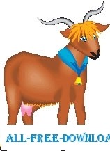 ヤギ 7 ベクター漫画 - 無料ベクター