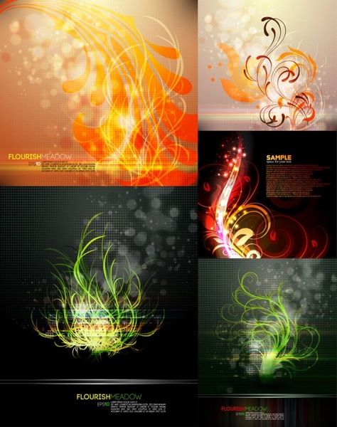 カラフルな背景パターン ベクター無料ベクター 6.17 MB