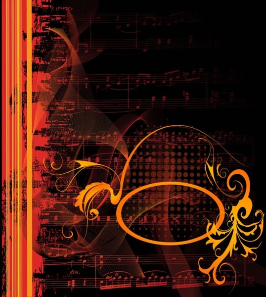 豪華なクラシック音楽背景 01 ベクター無料ベクター 1 63 Mb 無料素材イラスト ベクターのフリーデザイナー