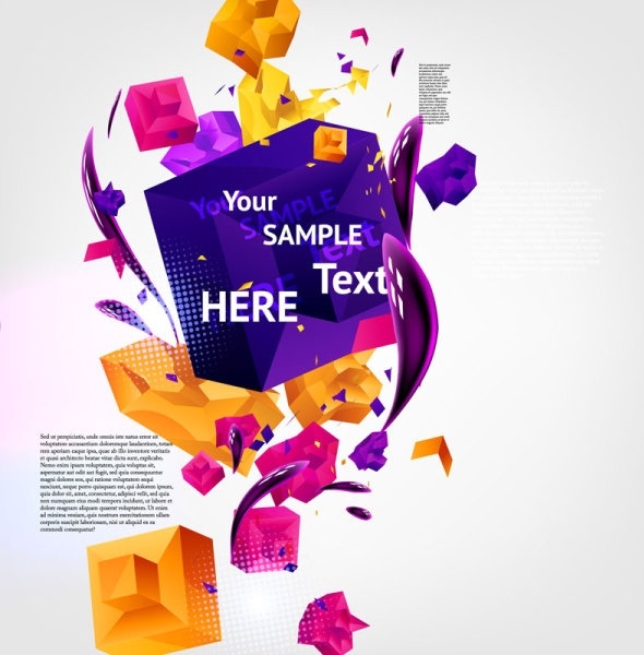 動的三次元背景 03 ベクター無料ベクター 5.87 MB