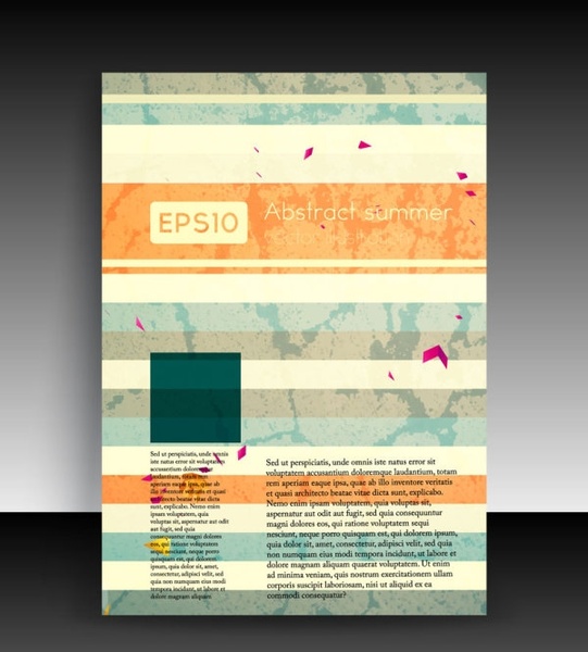 細かいリーフレット表紙背景 04 ベクター無料ベクター 2.56 MB