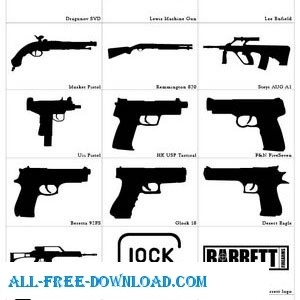 自然保護区-無料ベクターに信頼をカスタム図形銃を Photoshop のベクター