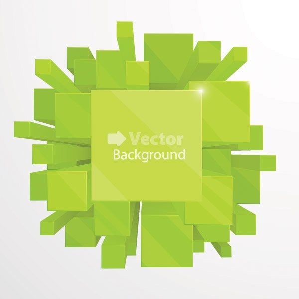 美しい背景ベクター 2 キューブ無料ベクター 369.29 KB
