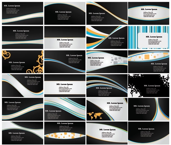 カード背景ベクター無料の動的行ベクター 902.16 KB