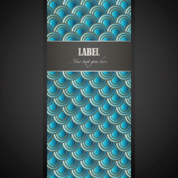 波パターン ベクター ラベル無料ベクター 1.08 MB