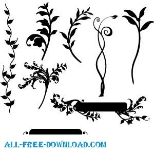 花ベクター パック 1 ベクター花 - 無料ベクター