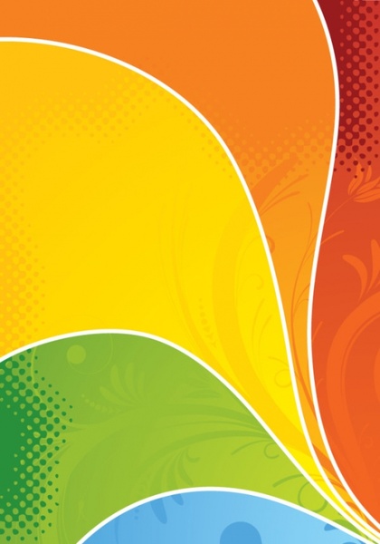 背景の色ベクター無料の美しい色ベクター 378.52 KB