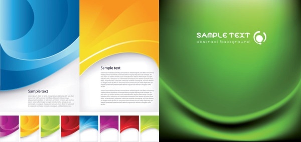 3 の美しいダイナミックなライン背景ベクター無料のベクター 1.13 MB