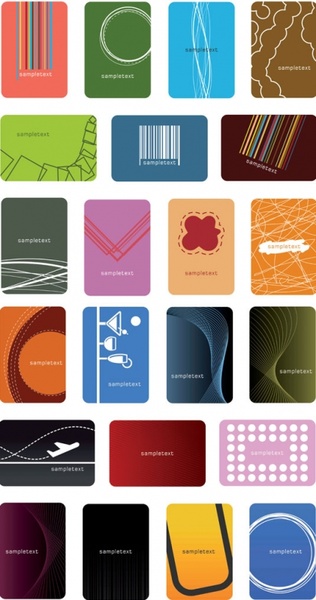 単純なと傾向カード ベクター無料ベクター 753.08 KB