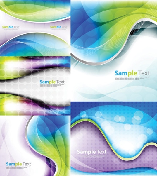 背景のベクター無料の夢カラフルな動的な行ベクター 14.57 MB