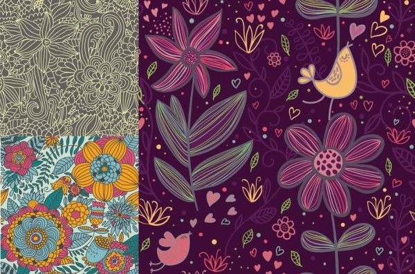 細かい背景パターン ベクター無料ベクター 1.61 MB