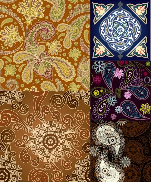 ベクター パターン布背景色無料ベクター 6.07 MB