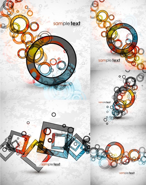 背景三次元花ボックス 1 ベクター無料ベクター 2.98 MB