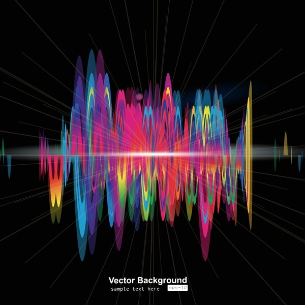 10 クールなグレア背景ベクター無料ベクター 475.09 KB