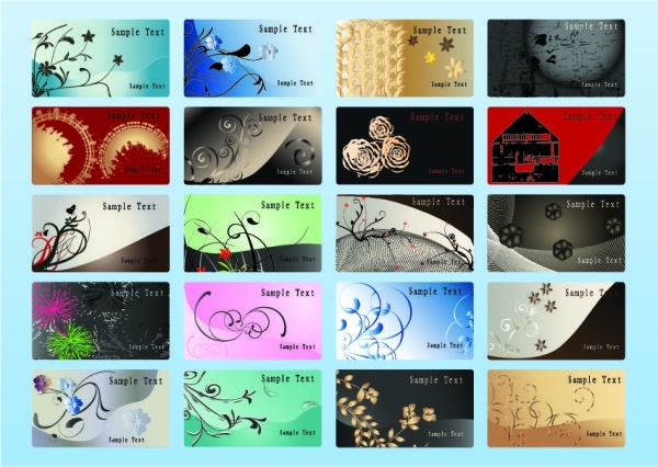 欧州パーソナリティ カード背景ベクター無料ベクター 6.13 MB