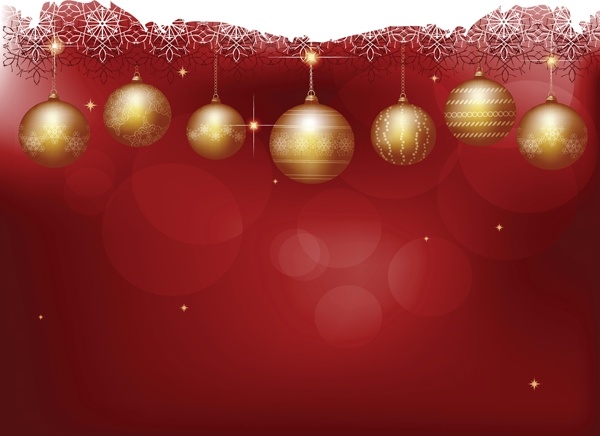 クリスマス ボールの背景ベクター無料ベクターの 5.86 MB