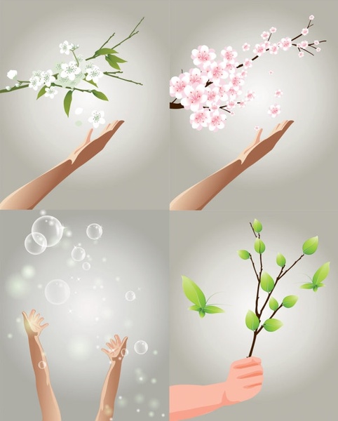 手テーマ ベクター無料ベクター 2.92 MB