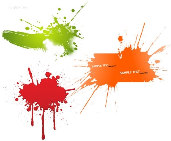 ダイナミックなファッション インク ベクター無料ベクター 0 バイト