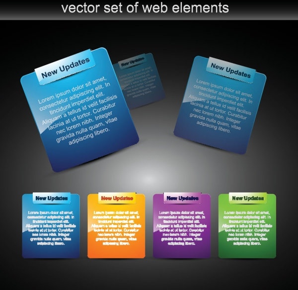 美しいインターフェイス ベクター無料ベクター 4.67 MB