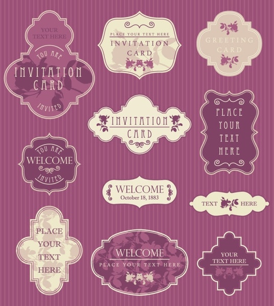 欧州パターン ボトル ラベル 01 ベクター無料ベクター 1.26 MB