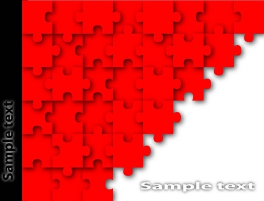 鮮やかなパズル 02 ベクター無料ベクター 5.98 MB