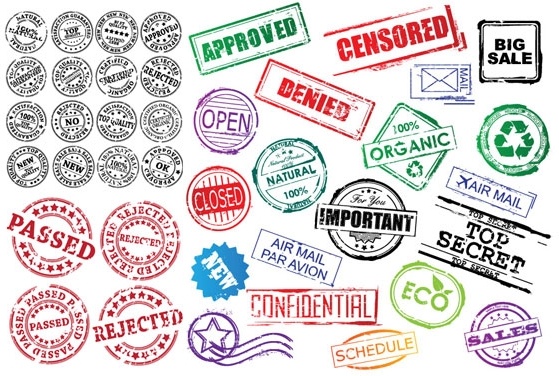 各種シール ベクター無料ベクター 6.98 MB